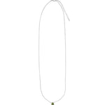 Stoned By Gem Jar-Green Apatite Pear Cable Chain Necklace | 6mm-Necklaces-Blue Ruby Jewellery-Vancouver Canada