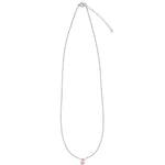 Stoned By Gem Jar-Pink Topaz Pear Cable Chain Necklace | 6mm-Necklaces-Blue Ruby Jewellery-Vancouver Canada