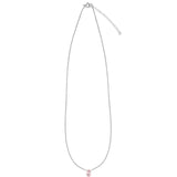Stoned By Gem Jar-Pink Topaz Pear Cable Chain Necklace | 6mm-Necklaces-Blue Ruby Jewellery-Vancouver Canada