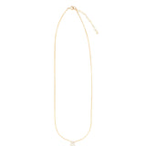 Stoned By Gem Jar-White Topaz Pear Cable Chain Necklace | 8mm-Necklaces-Blue Ruby Jewellery-Vancouver Canada