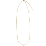 Stoned By Gem Jar-Prasiolite Pear Cable Chain Necklace | 8mm-Necklaces-Blue Ruby Jewellery-Vancouver Canada