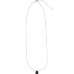 Stoned By Gem Jar-Blue Sapphire Pear Cable Chain Necklace | 8mm-Necklaces-Blue Ruby Jewellery-Vancouver Canada