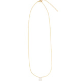 Stoned By Gem Jar-Rainbow Moonstone Pear Cable Chain Necklace | 8mm-Necklaces-Blue Ruby Jewellery-Vancouver Canada