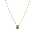 Mystic Quartz  Birolette Cable Chain Necklace | 6mm 14k Gold Filled, Mystic Quartz