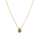 Mystic Quartz  Birolette Cable Chain Necklace | 6mm 14k Gold Filled, Mystic Quartz