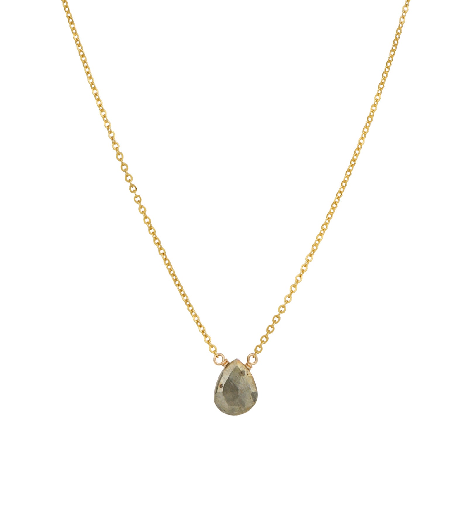 Mystic Quartz  Birolette Cable Chain Necklace | 6mm 14k Gold Filled, Mystic Quartz