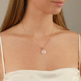 Moonstone Toggle Necklace 14k Gold Filled, Moonstone