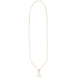 Moonstone Toggle Necklace 14k Gold Filled, Moonstone
