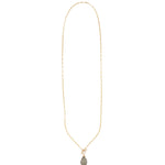 Labradorite Toggle Necklace 14k Gold Filled, Labradorite