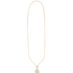 Lemon Quartz Toggle Necklace 14k Gold Filled, Lemon Quartz