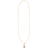 Prasiolite Toggle Necklace