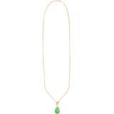 Chrysoprase Toggle Necklace