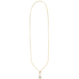 Solar Quartz Toggle Necklace 14k Gold Filled, Solar Quartz