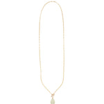Prehnite Toggle Necklace 14k Gold Filled, Prehnite
