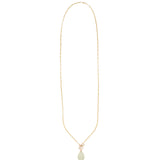 Prehnite Toggle Necklace 14k Gold Filled, Prehnite