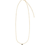 Goldhive-Evil Eye Pavé Diamond Necklace-Blue Ruby Jewellery-Vancouver Canada