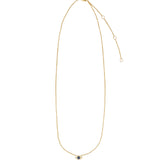 Goldhive-Evil Eye Pavé Diamond Necklace-Blue Ruby Jewellery-Vancouver Canada