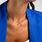 Goldhive-Evil Eye Pavé Diamond Necklace-Blue Ruby Jewellery-Vancouver Canada