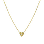 Goldhive-Radiant Heart Necklace-14k Yellow Gold, Diamond-Blue Ruby Jewellery-Vancouver Canada
