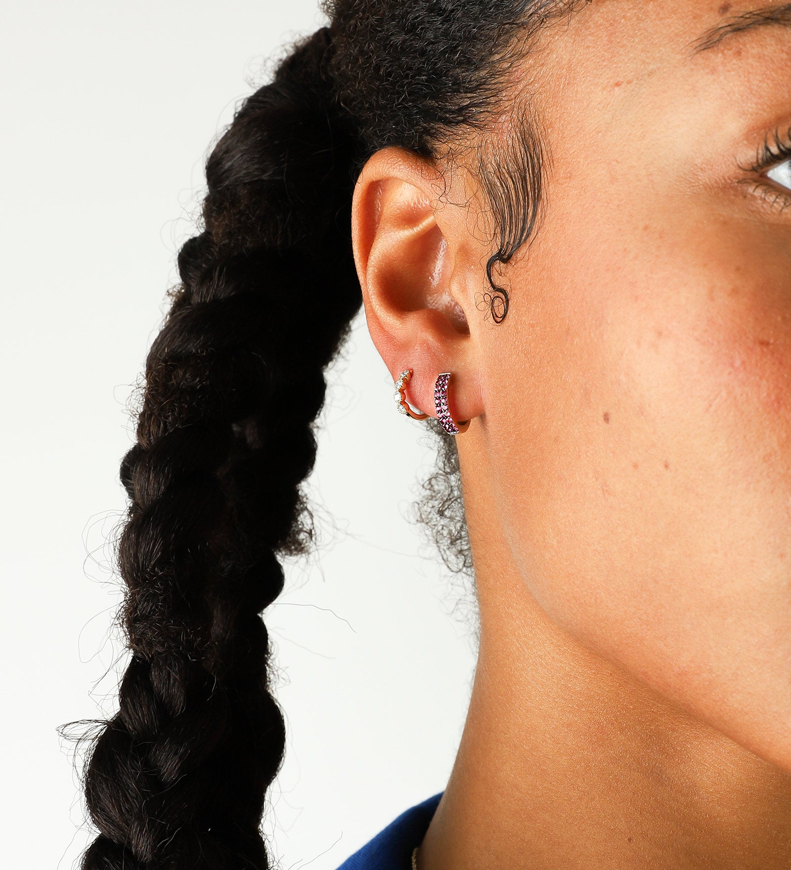 Miligree Huggies | 11mm 14k Yellow Gold