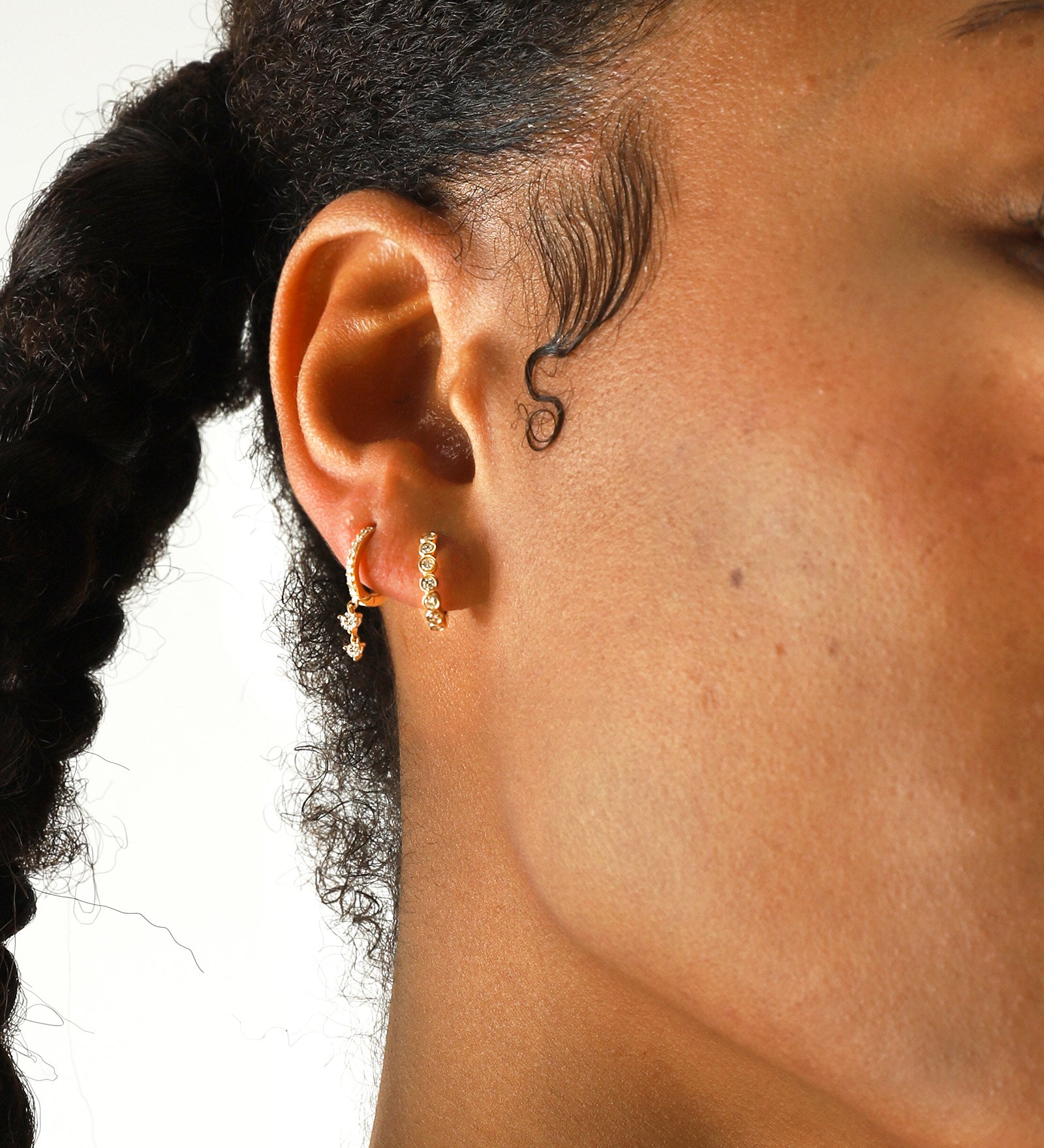 Miligree Huggies | 13mm 14k Yellow Gold