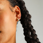 Classic Wide Huggies | 13mm 14k Yellow Gold