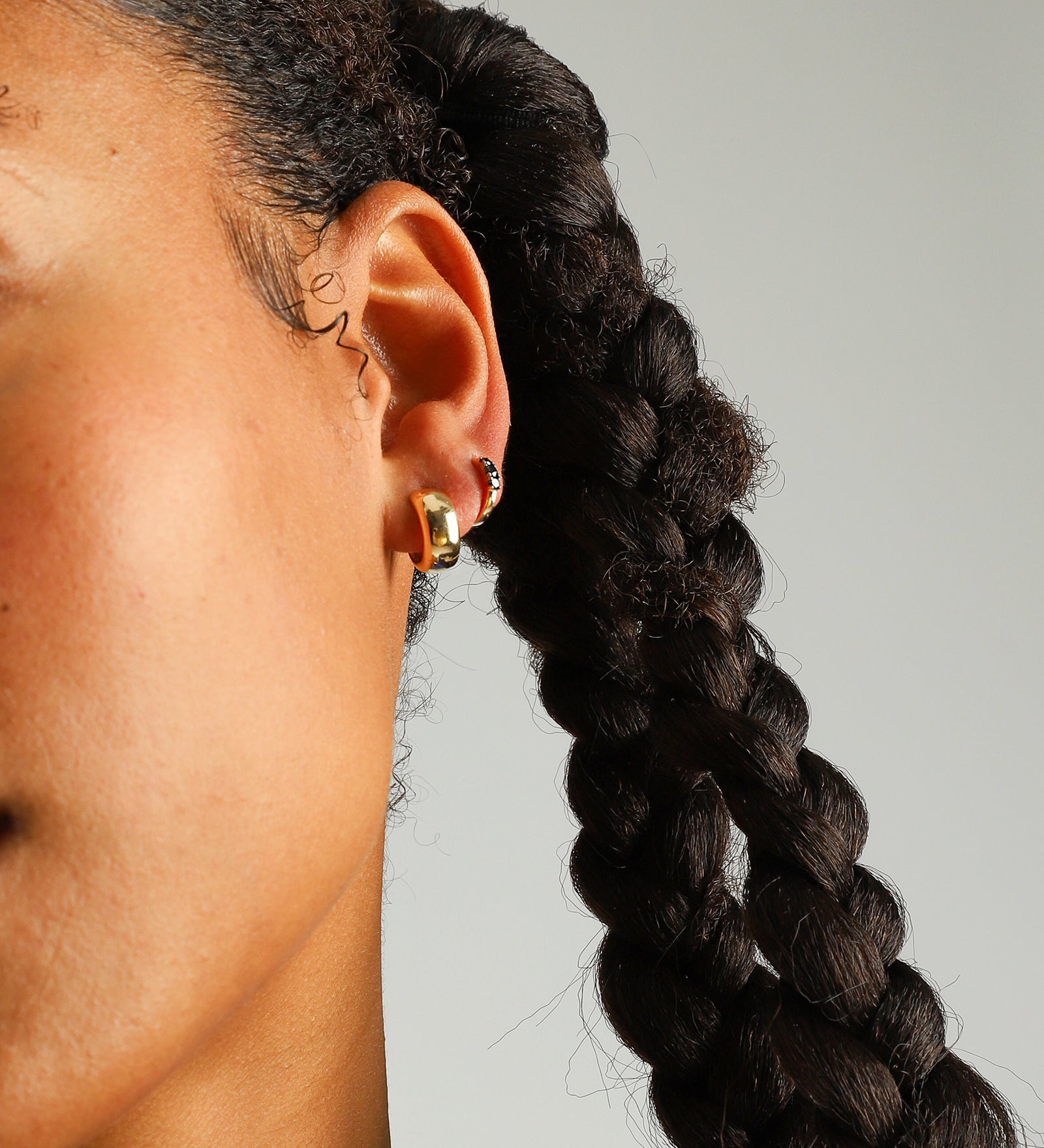 Classic Wide Huggies | 13mm 14k Yellow Gold
