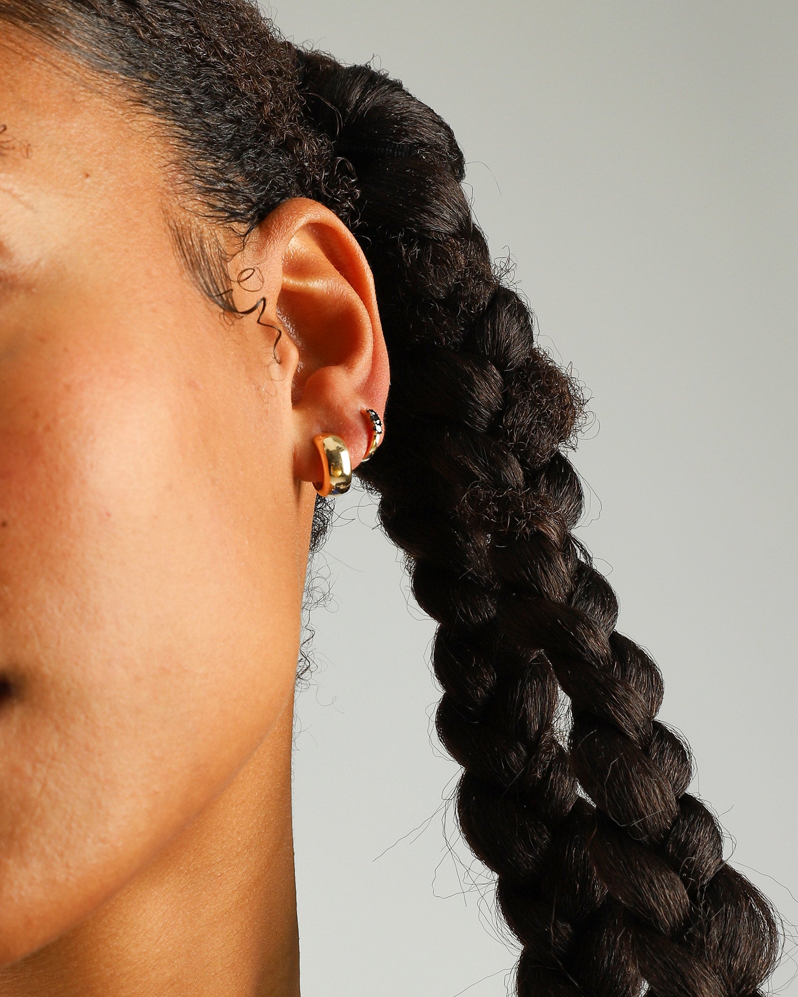 Classic Wide Huggies | 13mm 14k Yellow Gold