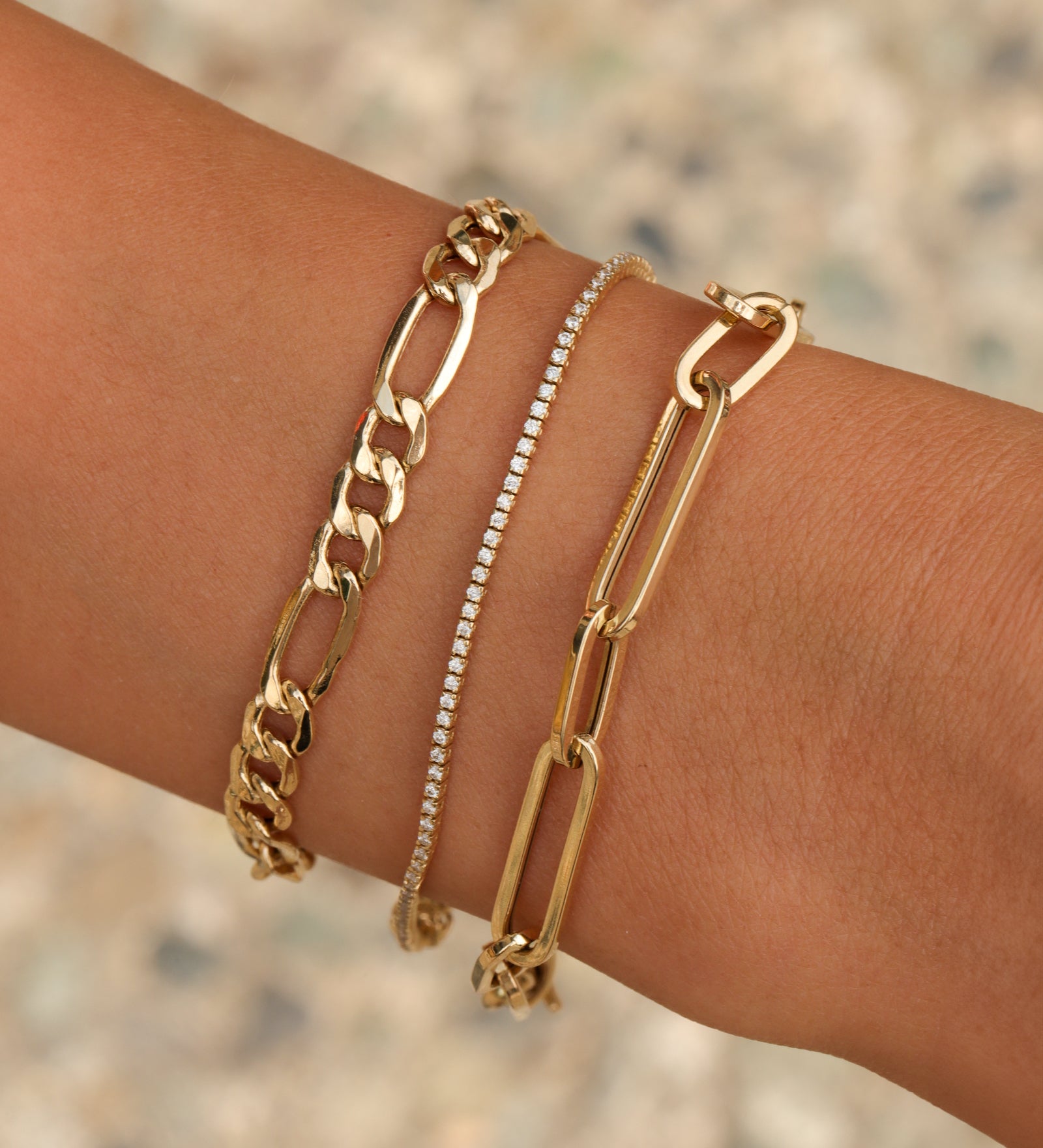 Diamond Eternity Bracelet 14k Yellow Gold, Diamond