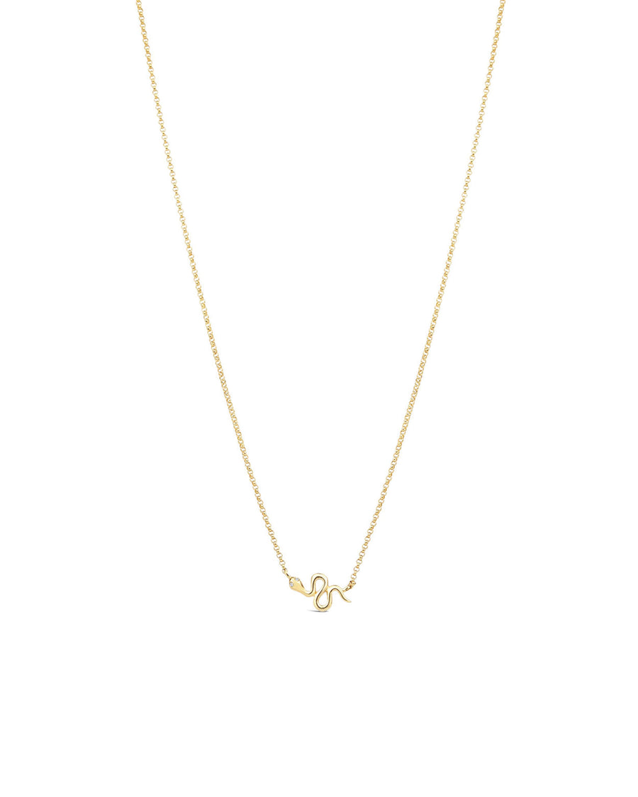 Snake Necklace 14k Yellow Gold