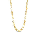H Link Necklace 14k Yellow Gold
