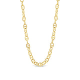 H Link Necklace 14k Yellow Gold