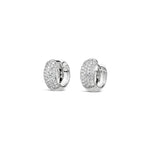 5 Row Pave Huggies 14k Yellow Gold, Diamond