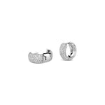 5 Row Pave Huggies 14k Yellow Gold, Diamond