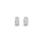 5 Row Pave Huggies 14k Yellow Gold, Diamond