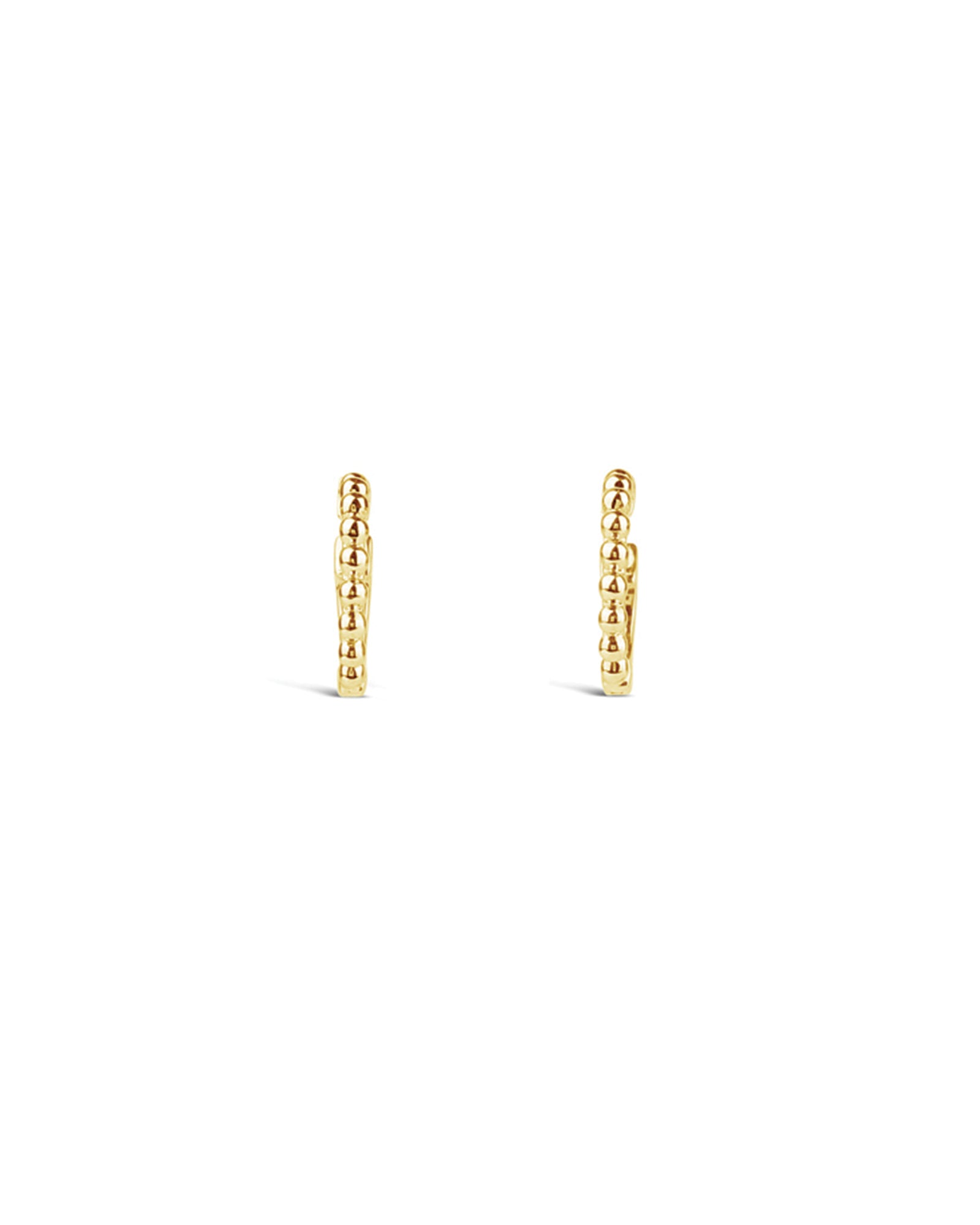 Multi Dot Huggies 14k Yellow Gold