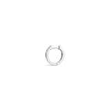 Goldhive-Classic Huggie | 12mm-Earrings-14k White Gold-Blue Ruby Jewellery-Vancouver Canada