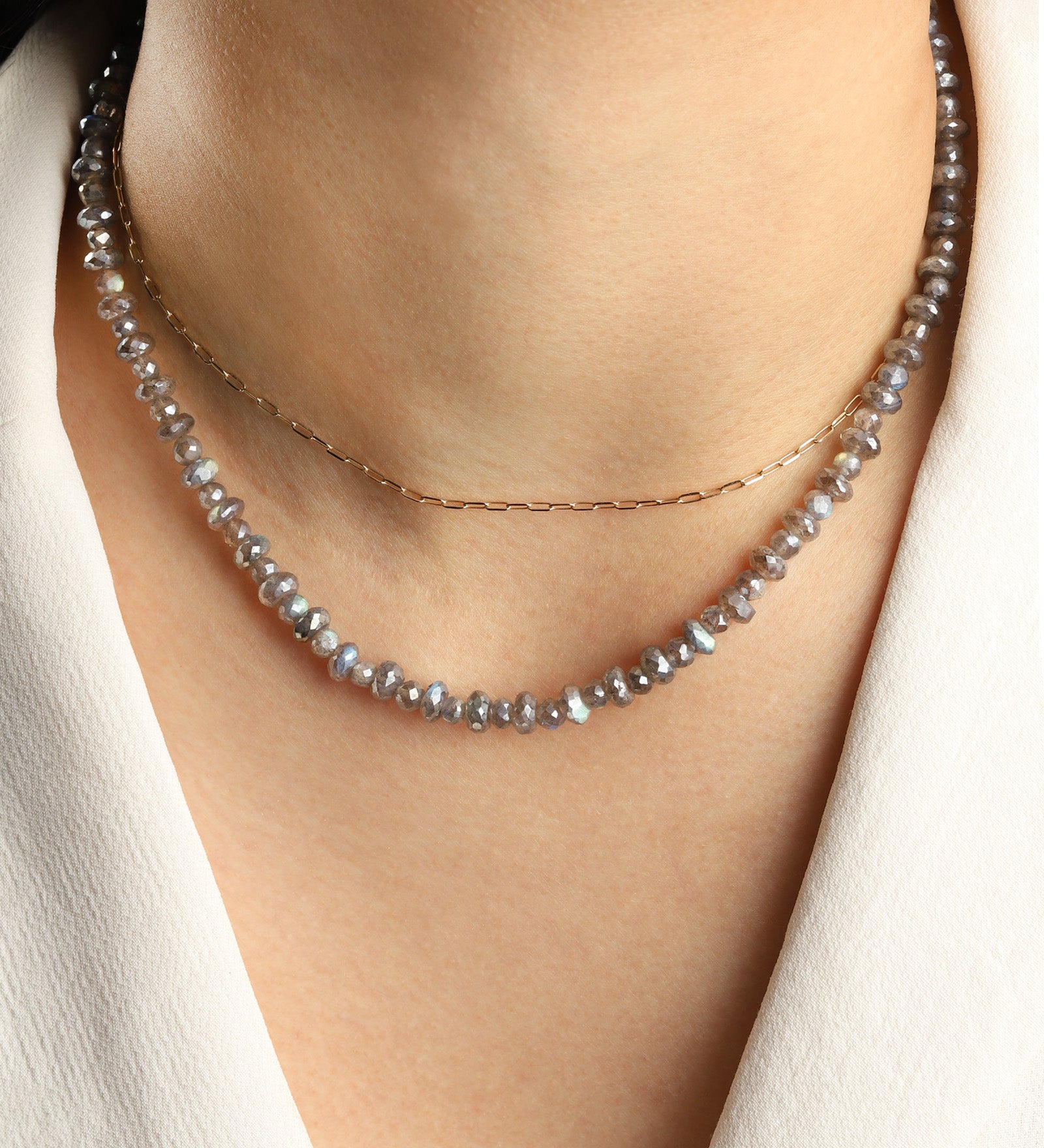 Goldhive-XS Paperclip Chain Necklace-Necklaces-Blue Ruby Jewellery-Vancouver Canada