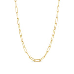 Goldhive-Medium Paperclip Chain Necklace-Necklaces-Blue Ruby Jewellery-Vancouver Canada