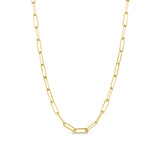 Goldhive-Medium Paperclip Chain Necklace-Necklaces-Blue Ruby Jewellery-Vancouver Canada