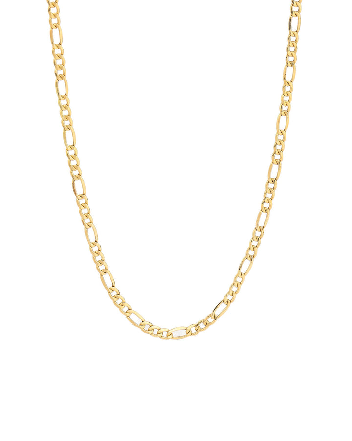 Goldhive-Medium Figaro Chain Necklace-Necklaces-Blue Ruby Jewellery-Vancouver Canada