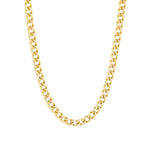 Goldhive-Large Curb Chain Necklace-Necklaces-Blue Ruby Jewellery-Vancouver Canada