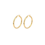 Tube Hoops 14k Yellow Gold / 35mm