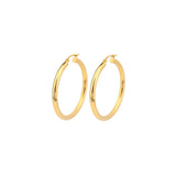 Tube Hoops 14k Yellow Gold / 45mm