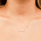 Mama Cursive Necklace 10k Yellow Gold