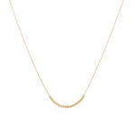 Goldhive-Floating Faceted Beaded Necklace-Necklaces-14k Yellow Gold-Blue Ruby Jewellery-Vancouver Canada