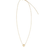 Goldhive-Spiked Diamond Heart Necklace-Blue Ruby Jewellery-Vancouver Canada