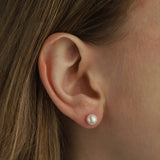 Goldhive-Pearl Studs | 6mm-Earrings-Blue Ruby Jewellery-Vancouver Canada