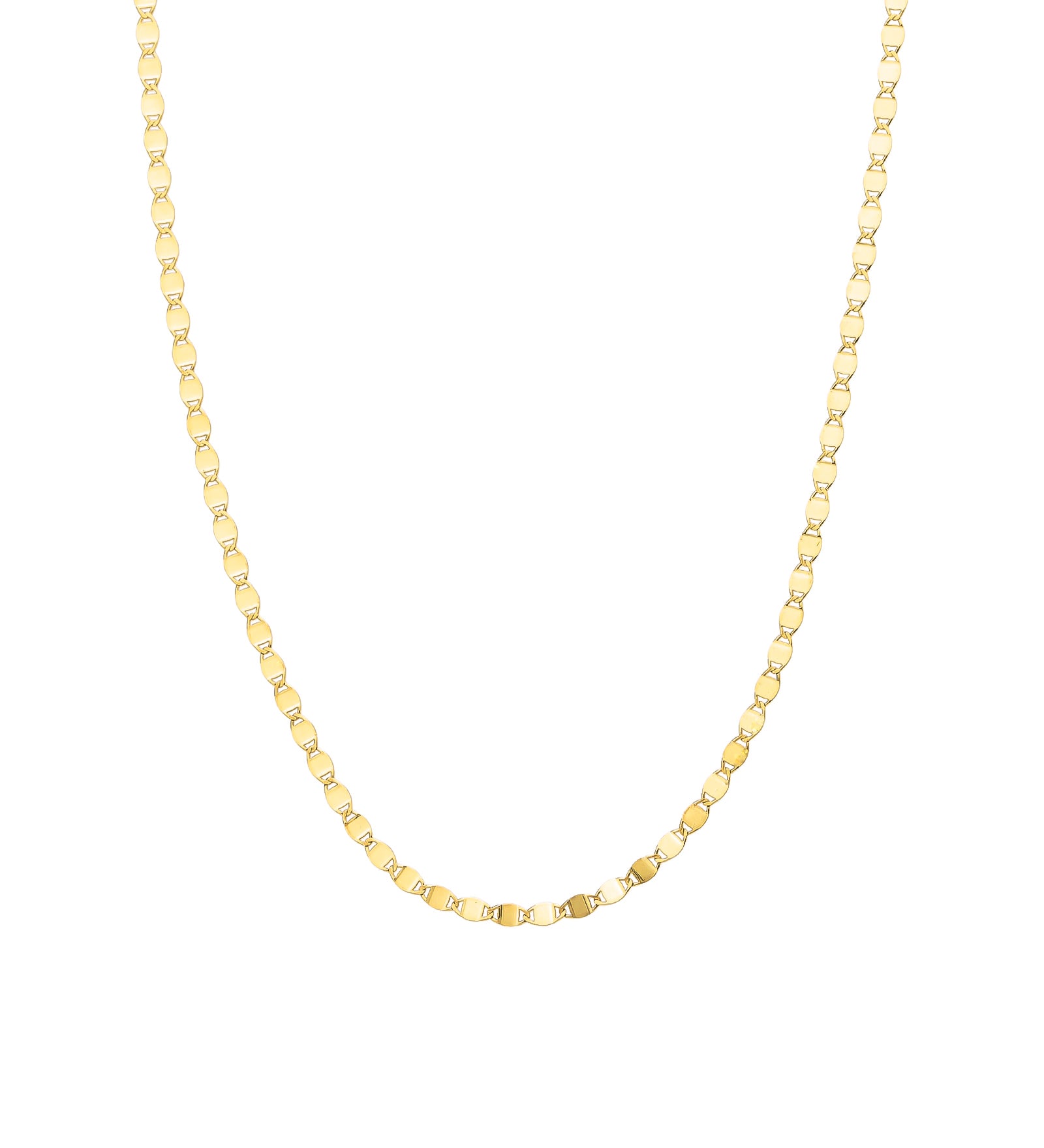 Valentino Chain Necklace 10k Yellow Gold