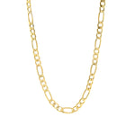 XL Figaro Chain Necklace 14k Yellow Gold